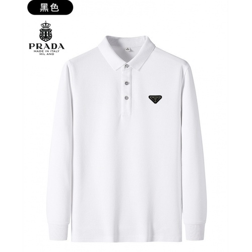 Prada T-Shirts Long Sleeved For Men #937626