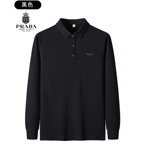 Prada T-Shirts Long Sleeved For Men #937627