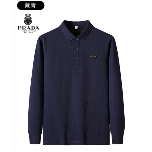 Prada T-Shirts Long Sleeved For Men #937629