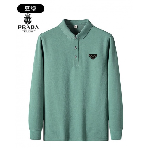 Prada T-Shirts Long Sleeved For Men #937630