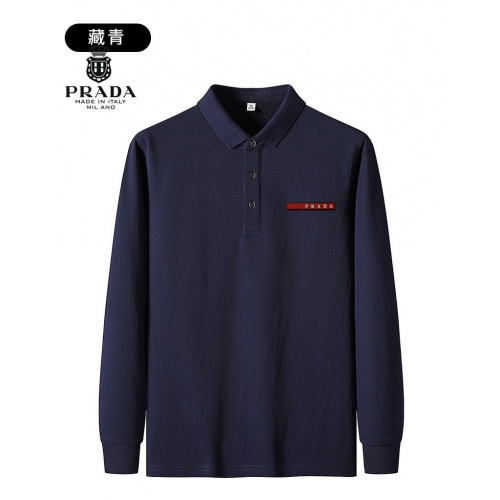 Prada T-Shirts Long Sleeved For Men #937633