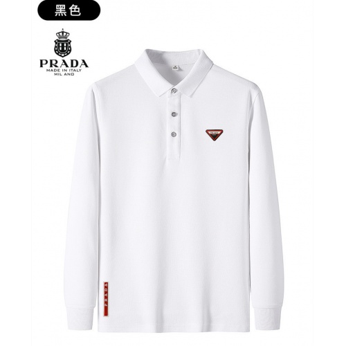 Prada T-Shirts Long Sleeved For Men #937661