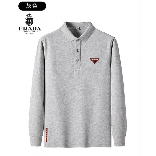 Prada T-Shirts Long Sleeved For Men #937663