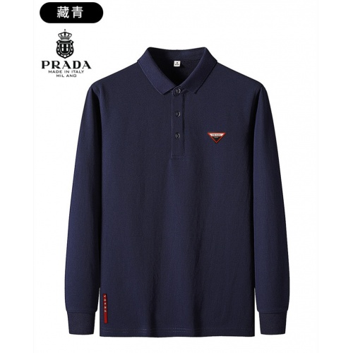 Prada T-Shirts Long Sleeved For Men #937664