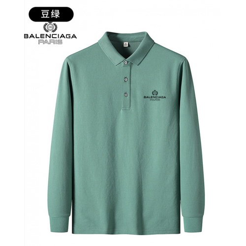 Balenciaga T-Shirts Long Sleeved For Men #937693 $38.00 USD, Wholesale Replica Balenciaga T-Shirts