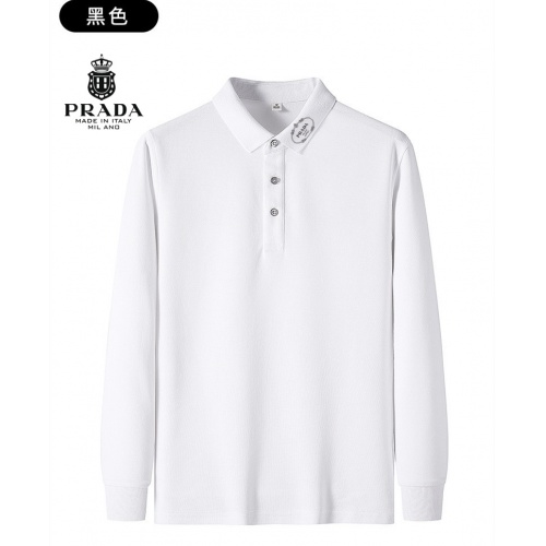 Prada T-Shirts Long Sleeved For Men #937718