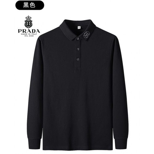 Prada T-Shirts Long Sleeved For Men #937719