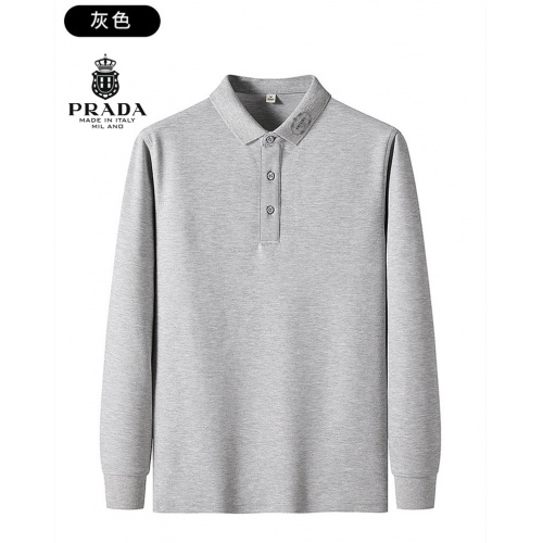 Prada T-Shirts Long Sleeved For Men #937720