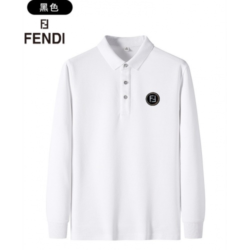 Fendi T-Shirts Long Sleeved For Men #937723 $38.00 USD, Wholesale Replica Fendi T-Shirts
