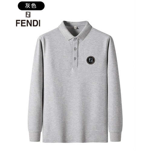 Fendi T-Shirts Long Sleeved For Men #937725