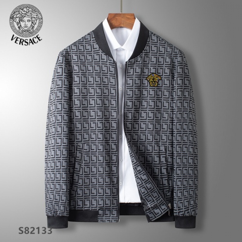 Versace Jackets Long Sleeved For Men #937754 $60.00 USD, Wholesale Replica Versace Jackets