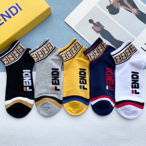 Fendi Socks #937956 $27.00 USD, Wholesale Replica Fendi Socks
