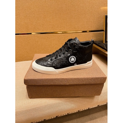 Replica Versace High Tops Shoes For Men #938665 $80.00 USD for Wholesale
