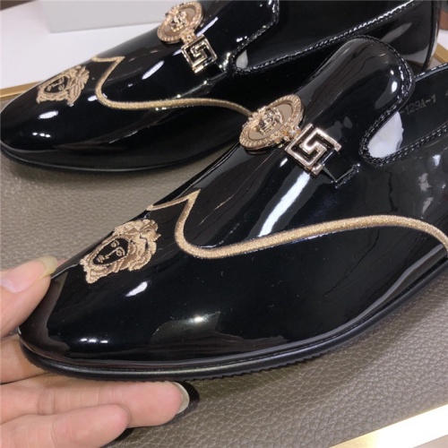 Replica Versace Leather Shoes For Men #938691 $96.00 USD for Wholesale
