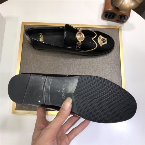 Replica Versace Leather Shoes For Men #938691 $96.00 USD for Wholesale