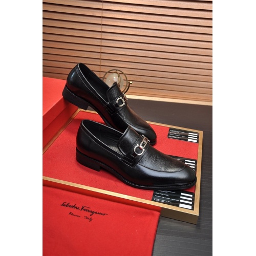Ferragamo Salvatore FS Leather Shoes For Men #938720