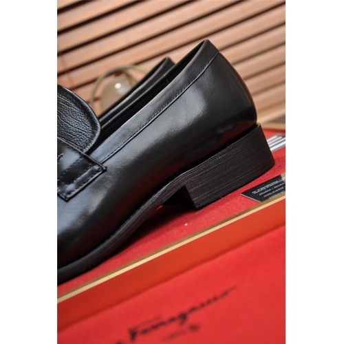 Replica Salvatore Ferragamo Leather Shoes For Men #938720 $92.00 USD for Wholesale