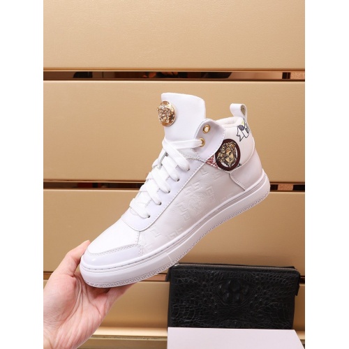 Replica Versace High Tops Shoes For Men #938748 $82.00 USD for Wholesale