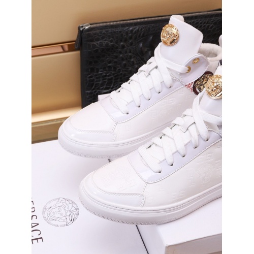 Replica Versace High Tops Shoes For Men #938748 $82.00 USD for Wholesale