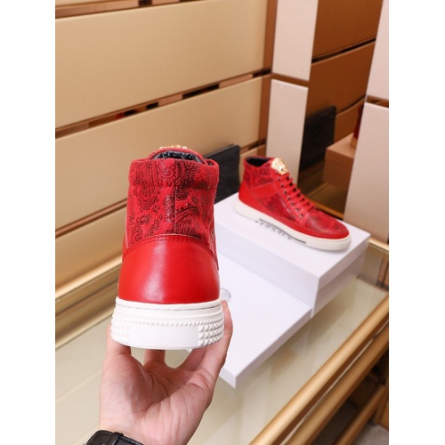 Replica Versace High Tops Shoes For Men #938749 $82.00 USD for Wholesale
