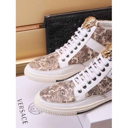 Replica Versace High Tops Shoes For Men #938751 $82.00 USD for Wholesale