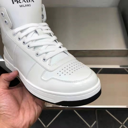 Replica Prada High Tops Shoes For Men #938925 $76.00 USD for Wholesale