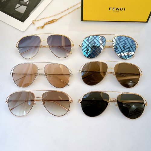 Replica Fendi AAA Quality Sunglasses #938953 $64.00 USD for Wholesale