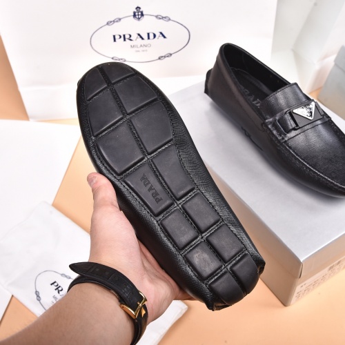 Replica Prada Leather Shoes For Men #938954 $80.00 USD for Wholesale