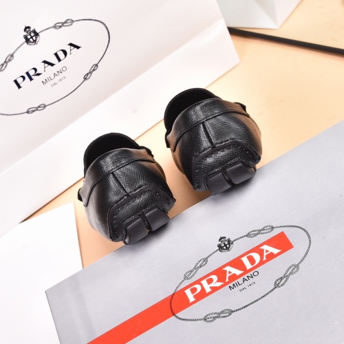 Replica Prada Leather Shoes For Men #938954 $80.00 USD for Wholesale