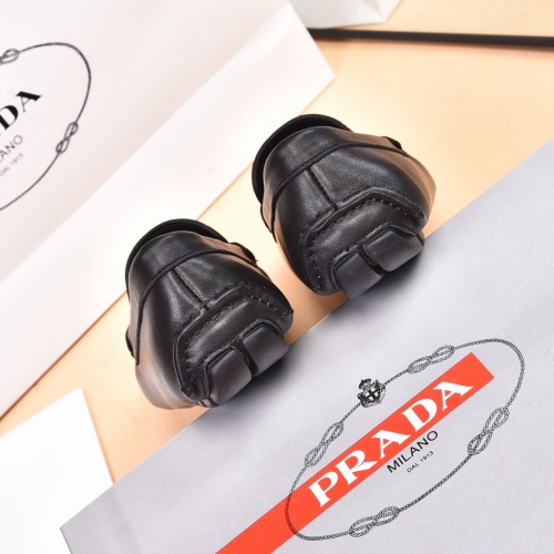 Replica Prada Leather Shoes For Men #938955 $80.00 USD for Wholesale