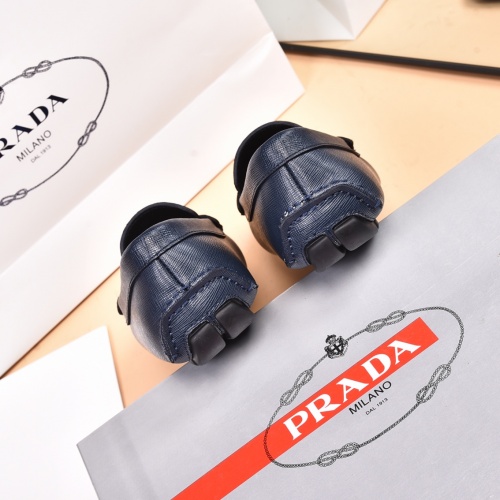 Replica Prada Leather Shoes For Men #938956 $80.00 USD for Wholesale