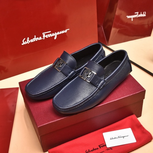 Salvatore Ferragamo Leather Shoes For Men #939001 $80.00 USD, Wholesale Replica Salvatore Ferragamo Leather Shoes