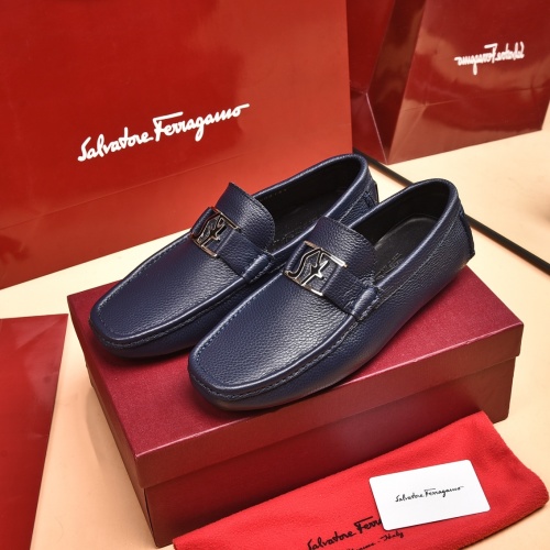 Salvatore Ferragamo Leather Shoes For Men 939001 80.00 USD, Wholesale