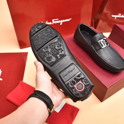 Replica Salvatore Ferragamo Leather Shoes For Men #939002 $80.00 USD for Wholesale