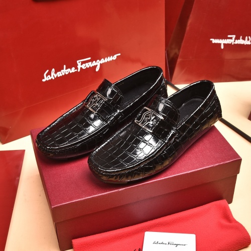 Salvatore Ferragamo Leather Shoes For Men #939003 $80.00 USD, Wholesale Replica Salvatore Ferragamo Leather Shoes