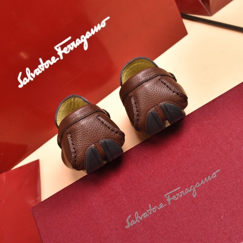 Replica Salvatore Ferragamo Leather Shoes For Men #939004 $80.00 USD for Wholesale