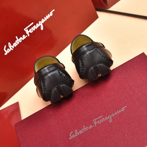 Replica Salvatore Ferragamo Leather Shoes For Men #939005 $80.00 USD for Wholesale