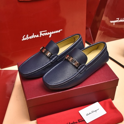 Salvatore Ferragamo Leather Shoes For Men #939006 $80.00 USD, Wholesale Replica Salvatore Ferragamo Leather Shoes