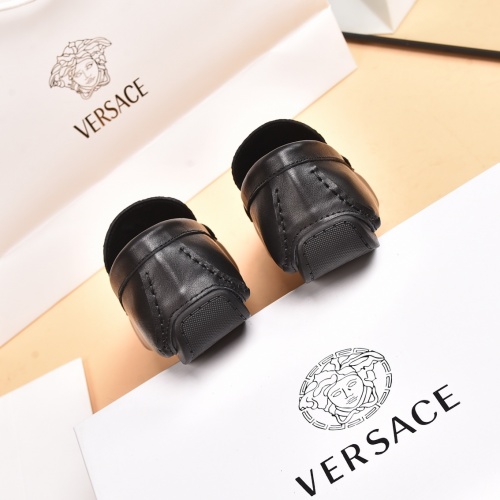 Replica Versace Leather Shoes For Men #939014 $80.00 USD for Wholesale