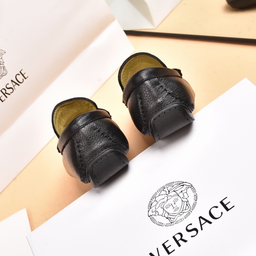 Replica Versace Leather Shoes For Men #939018 $80.00 USD for Wholesale