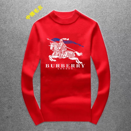 Burberry Sweaters Long Sleeved For Men #939221 $48.00 USD, Wholesale Replica Burberry Sweaters