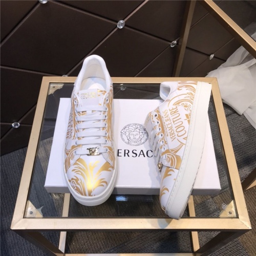 Replica Versace Casual Shoes For Men #939353 $80.00 USD for Wholesale