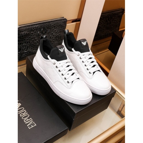 Armani Casual Shoes For Men #939712 $82.00 USD, Wholesale Replica Armani Casual Shoes