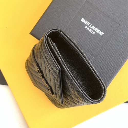 Replica Yves Saint Laurent AAA Wallets For Women #939865 $102.00 USD for Wholesale