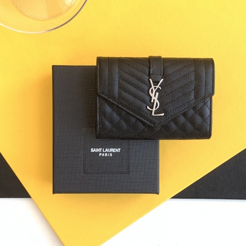 Yves Saint Laurent AAA Wallets For Women #939866 $102.00 USD, Wholesale Replica Yves Saint Laurent AAA Wallets