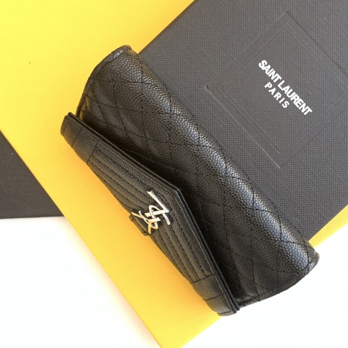 Replica Yves Saint Laurent AAA Wallets For Women #939866 $102.00 USD for Wholesale