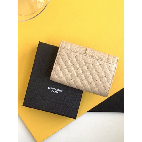 Replica Yves Saint Laurent AAA Wallets For Women #939867 $102.00 USD for Wholesale