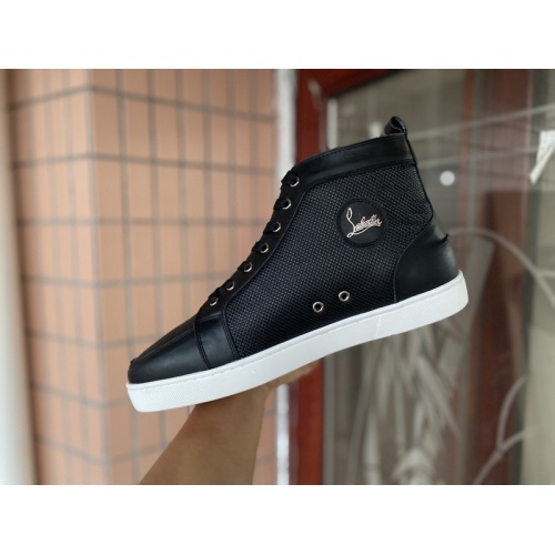 Replica Christian Louboutin High Tops Shoes For Men #939930 $115.00 USD for Wholesale