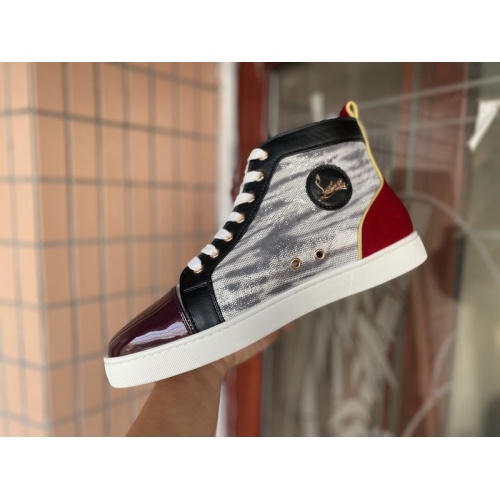 Replica Christian Louboutin High Tops Shoes For Men #939934 $115.00 USD for Wholesale