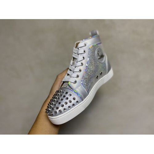 Replica Christian Louboutin High Tops Shoes For Men #939945 $115.00 USD for Wholesale